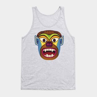 Gorilla ethnic mask Tank Top